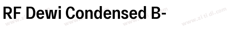 RF Dewi Condensed B字体转换